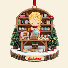 Load image into Gallery viewer, Baking Memories - Personalized Acrylic Ornament for Bakers Ornament PopCulturePrints
