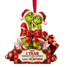 Load image into Gallery viewer, Love Tied with a Bow: Personalize Your Couple Ornament for Christmas Ornament PopCulturePrints
