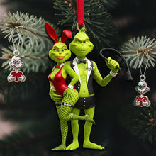 Load image into Gallery viewer, &quot;Be the Grinch&#39;s Love Story this Christmas!&quot; - Personalized Christmas Ornament for Couples - Unique Gift for Partners Ornament PopCulturePrints

