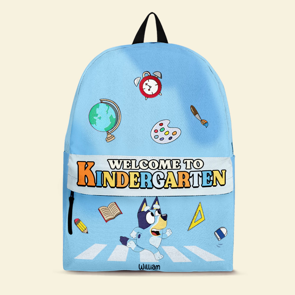 Personalized Kindergarten Welcome Backpack