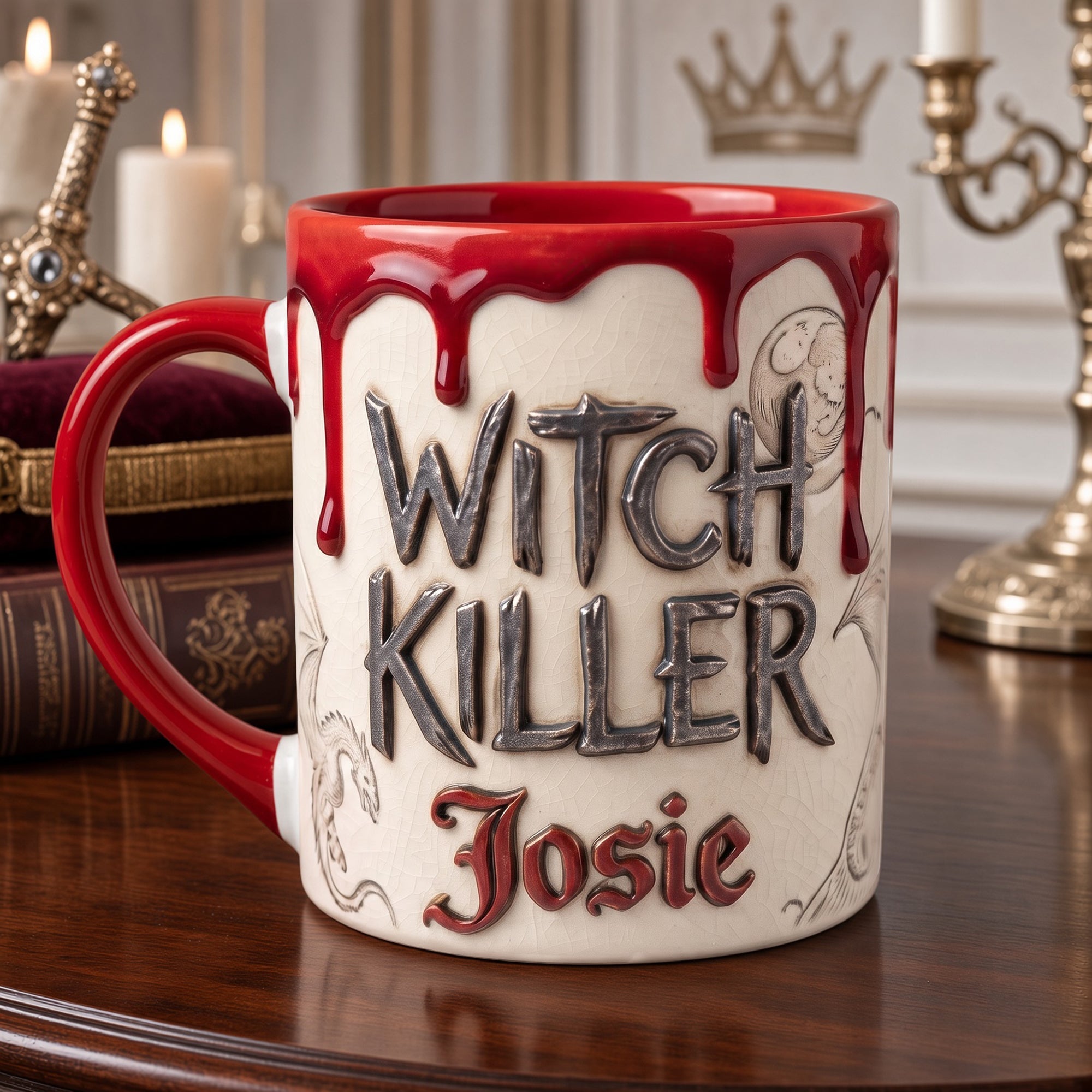 Unleash Your Dark Side with the Witch Killer Mug - Personalized Gift for All Occasions Coffee Mug PopCulturePrints