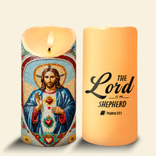 Load image into Gallery viewer, Illuminate Your Faith: Light Of The World LED Candle - Personalized Gift for God Lovers Led Candle PopCulturePrints
