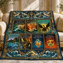Load image into Gallery viewer, Feel the Magic of Epic Fantasy - Personalized Blanket for Book Lovers Blanket PopCulturePrints
