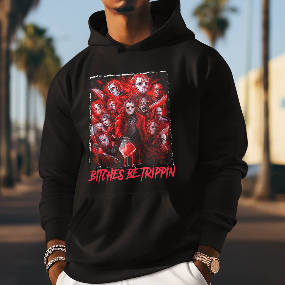 Halloween Horror Icons Shirt - Bitches Be Trippin