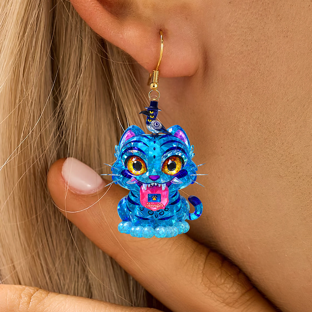Embrace Your Inner Fantasy with Customizable Fantasy Acrylic Earrings - Perfect Gift for Animation Enthusiasts Earrings PopCulturePrints
