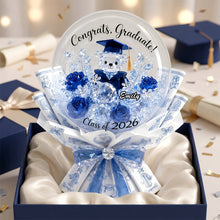 Load image into Gallery viewer, Congrats, Graduate! Celebrate Your Achievements - Graduation Blooming Bouquet Shaped Plaque - Personalized Gift for Graduates Shaped Plaques PopCulturePrints
