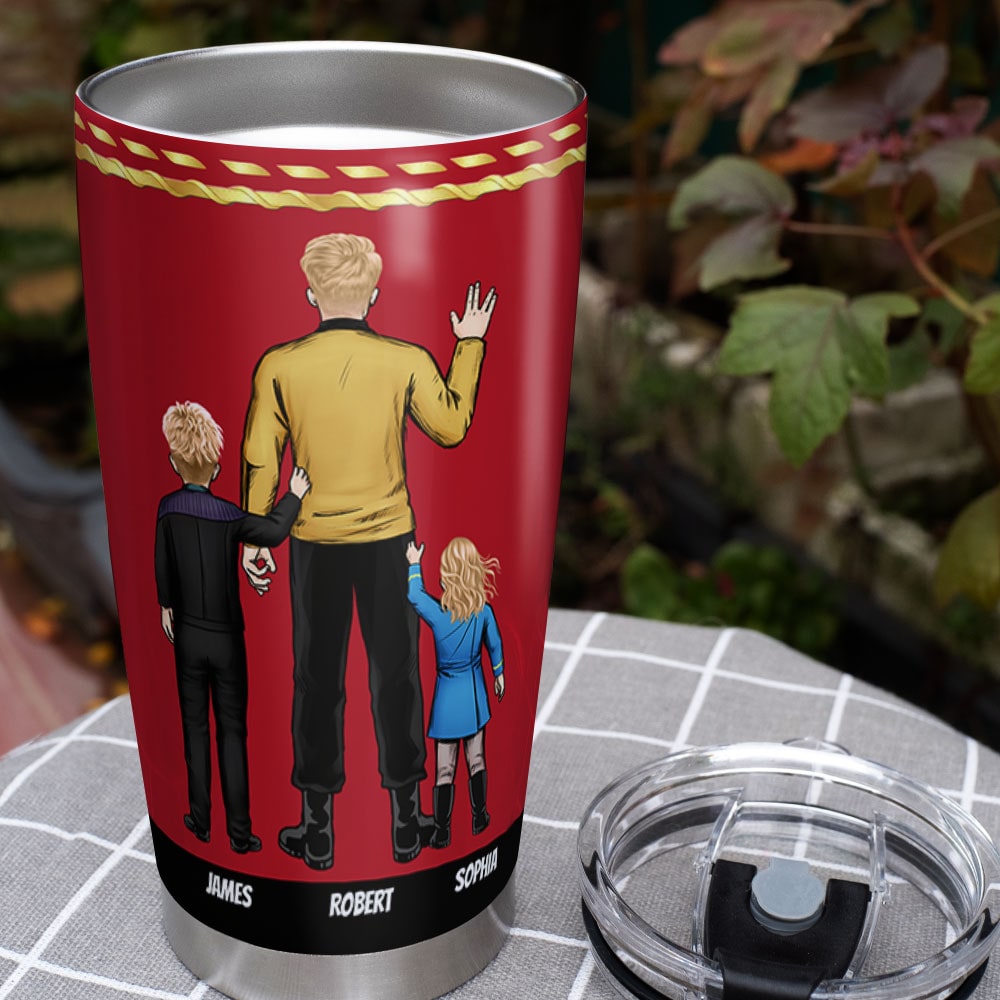 Best Dad in the Alpha Quadrant Personalized Tumbler