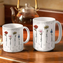 Load image into Gallery viewer, “Personalize Your Love” - 3D Embossed Effect Printed Mug, Gift for Mom, Grandma, Besties Mug PopCulturePrints
