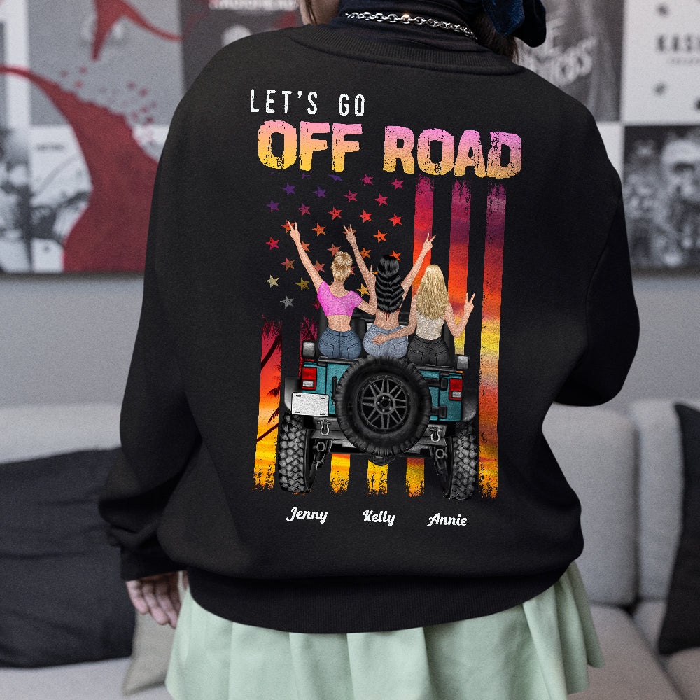 Personalized 'Let's Go Off-Road' Adventure T-Shirt