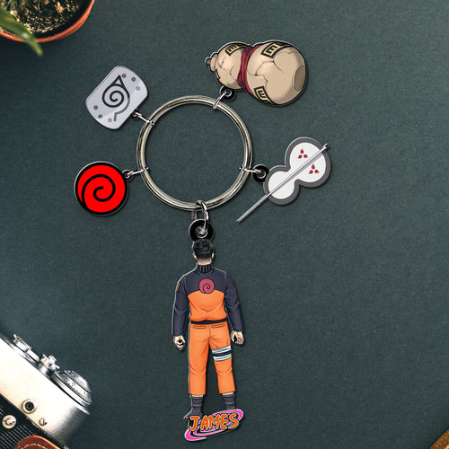 Custom Anime-Inspired Keychain for Movie Lovers Keychains PopCulturePrints
