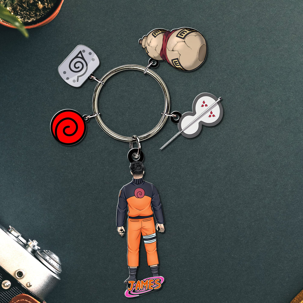 Custom Anime-Inspired Keychain for Movie Lovers Keychains PopCulturePrints