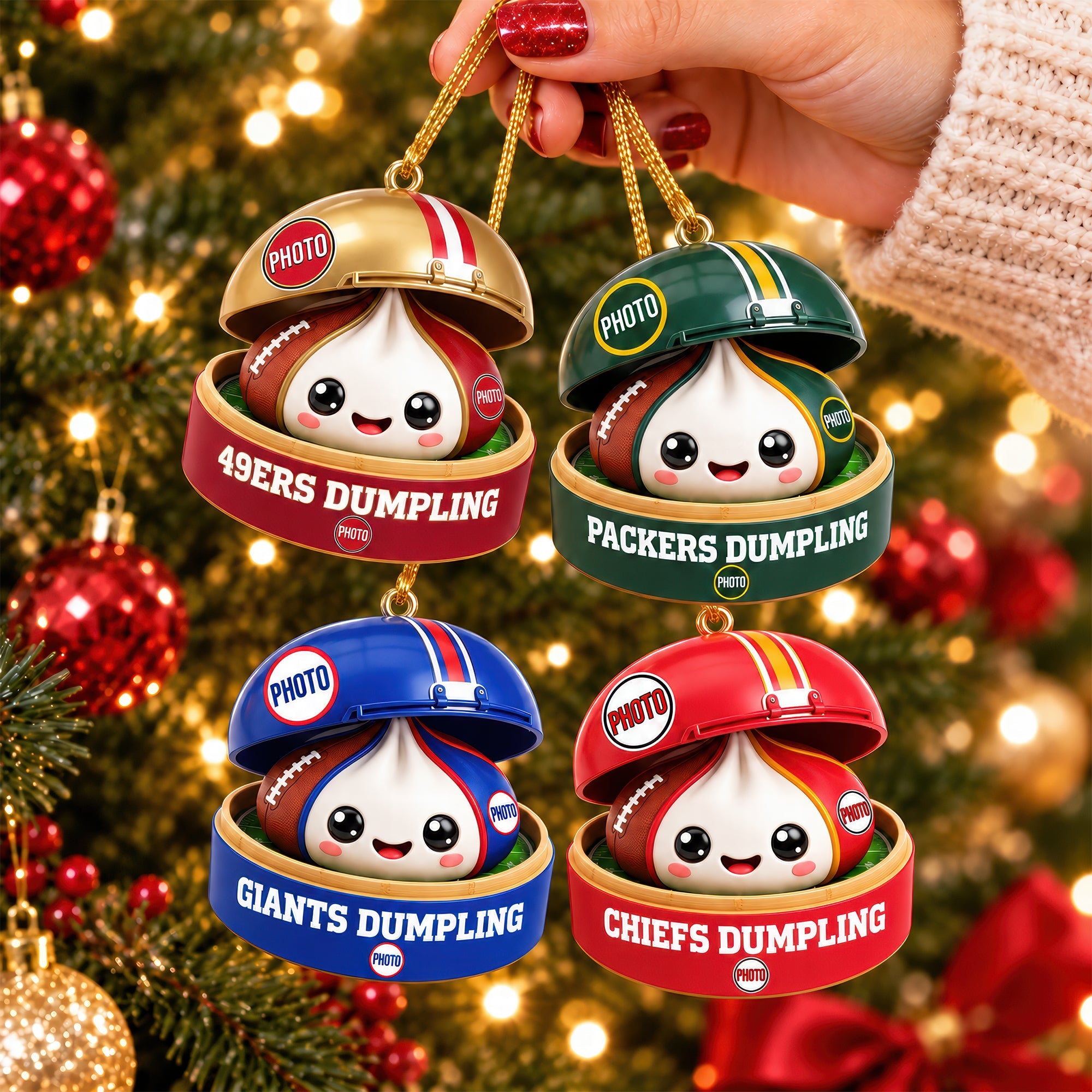 Sport Dumpling Ornament - Personalized Christmas Gift for Sport Fans
