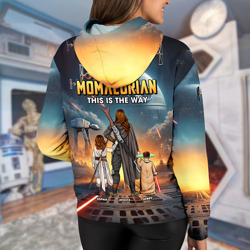 The Momalorian: This Is The Way - Personalized Gifts for Moms, Grandmas & More AOP Products PopCulturePrints
