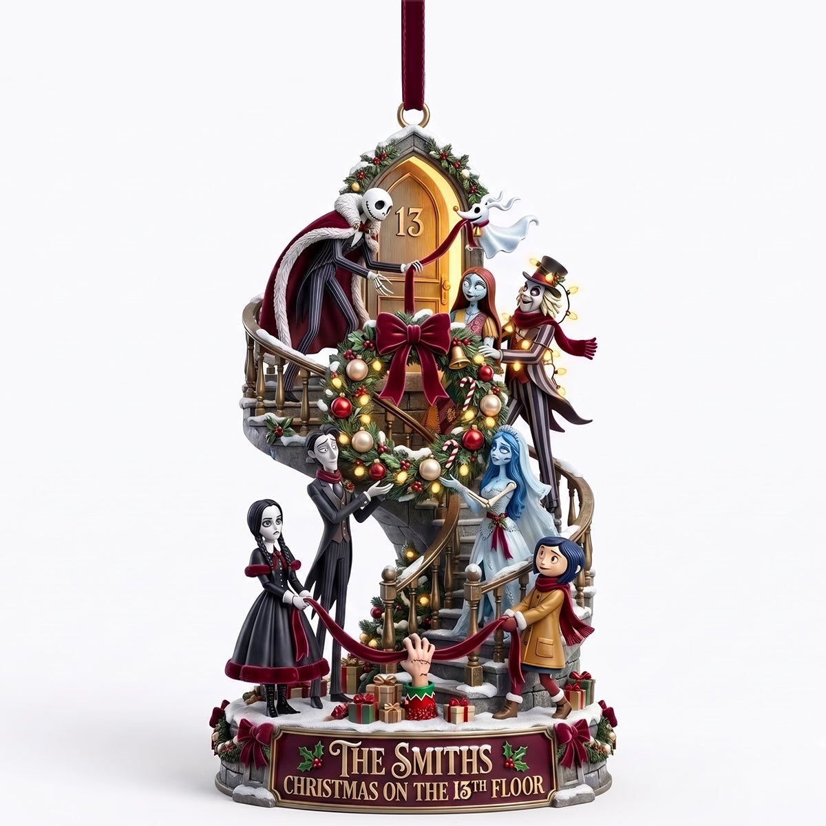 Spooky Joy - Personalized Christmas Ornament for the Whole Family Ornament PopCulturePrints