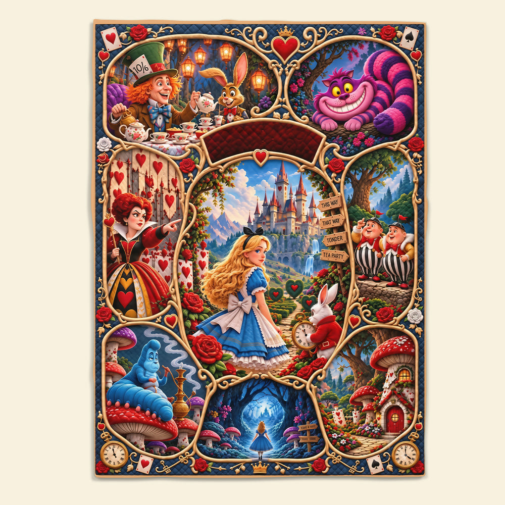 “A World Of Wonder” – Personalized Blanket for Fantasy Lovers Blanket PopCulturePrints