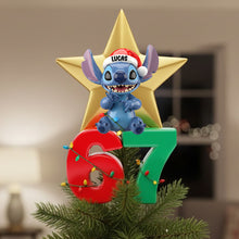 Load image into Gallery viewer, Make Christmas Magical with Our Cute Character Acrylic Tree Topper - Personalized Gift for Kids and Family Ornament PopCulturePrints
