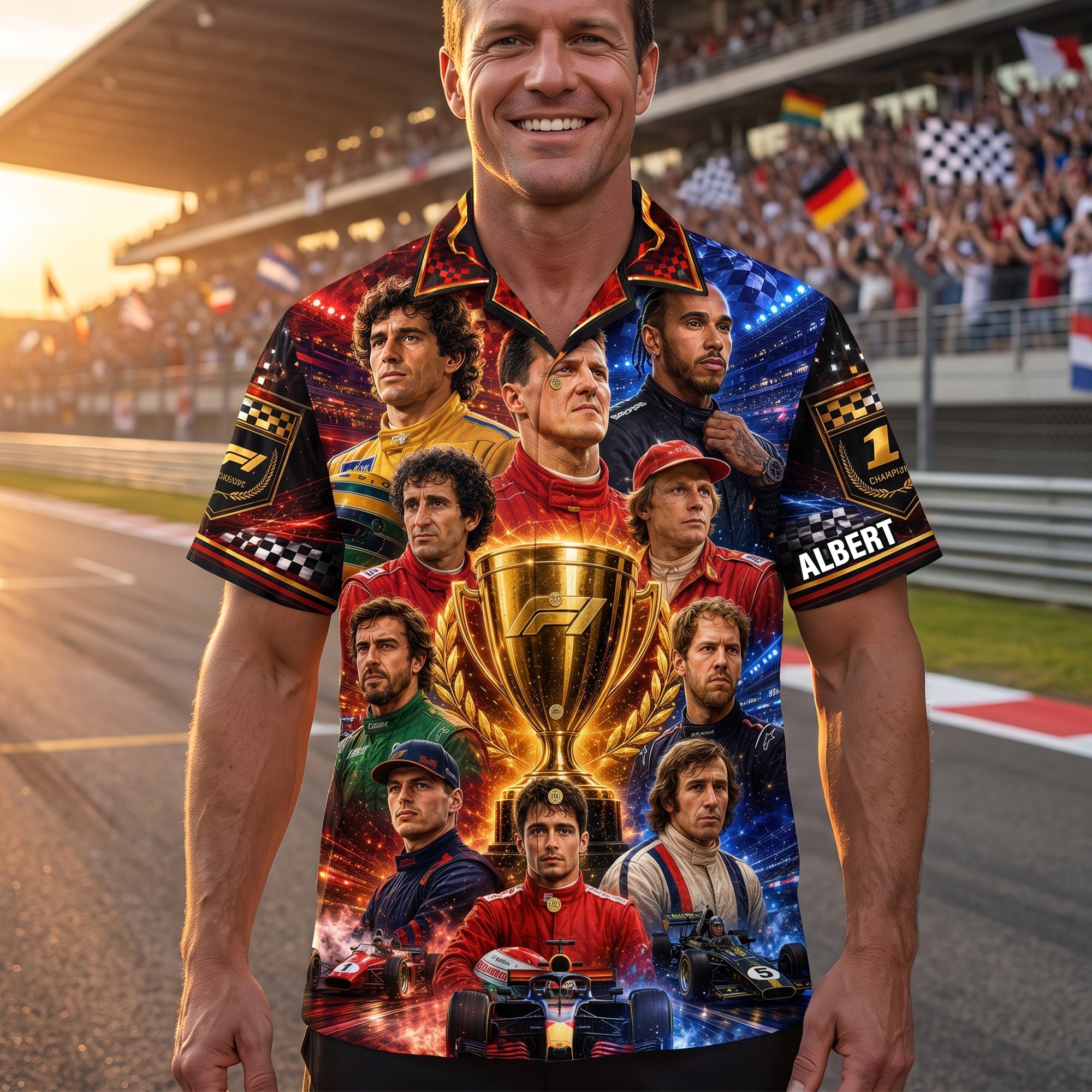 “Revive Greatness on Every Occasion” - Legends Hawaiian Shirt - Personalized Gift for Fans of Racing Legends