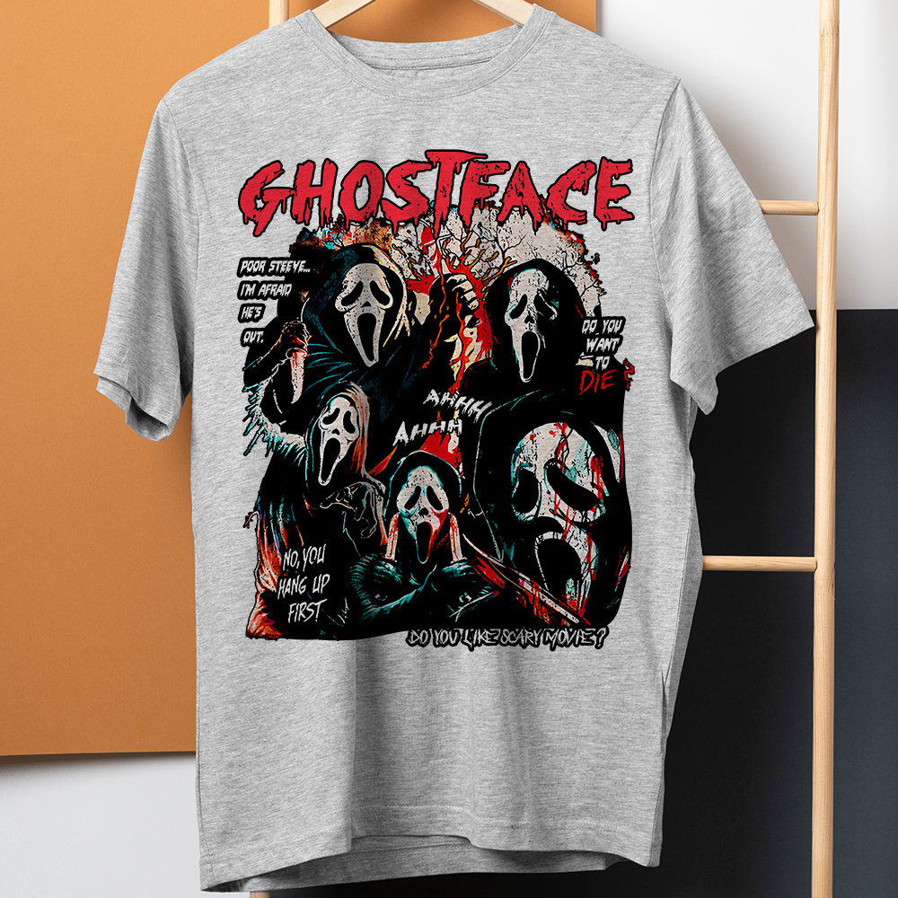 Halloween Ghostface Scream Fan Shirt