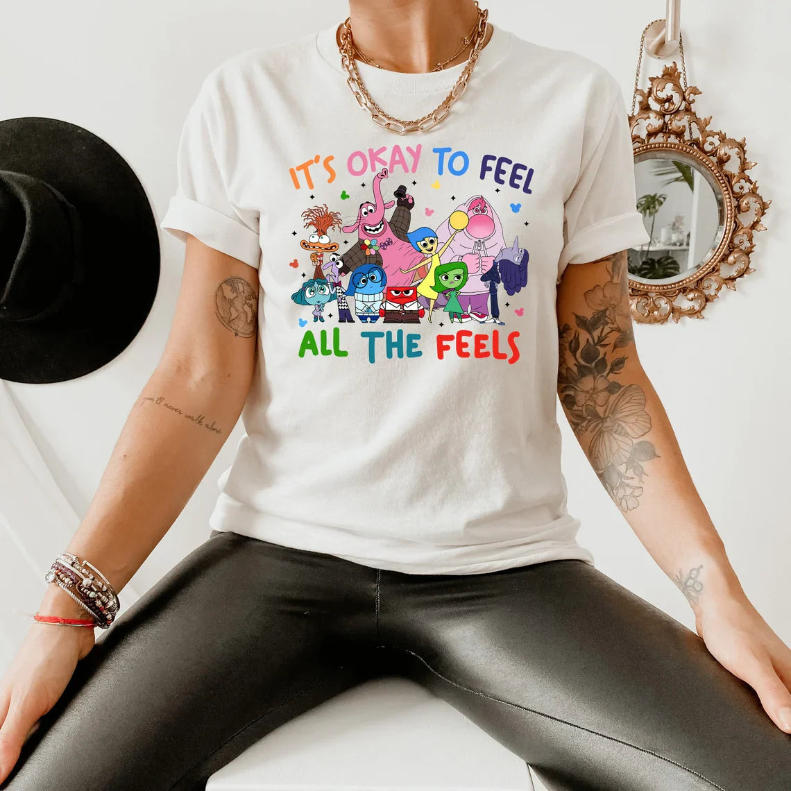 It's Okay to Feel All The Feels - Inside Out Inspired T-Shirt