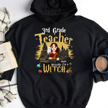 Load image into Gallery viewer, Personalized 3rd Grade Teacher Wizard Themed T-Shirt
