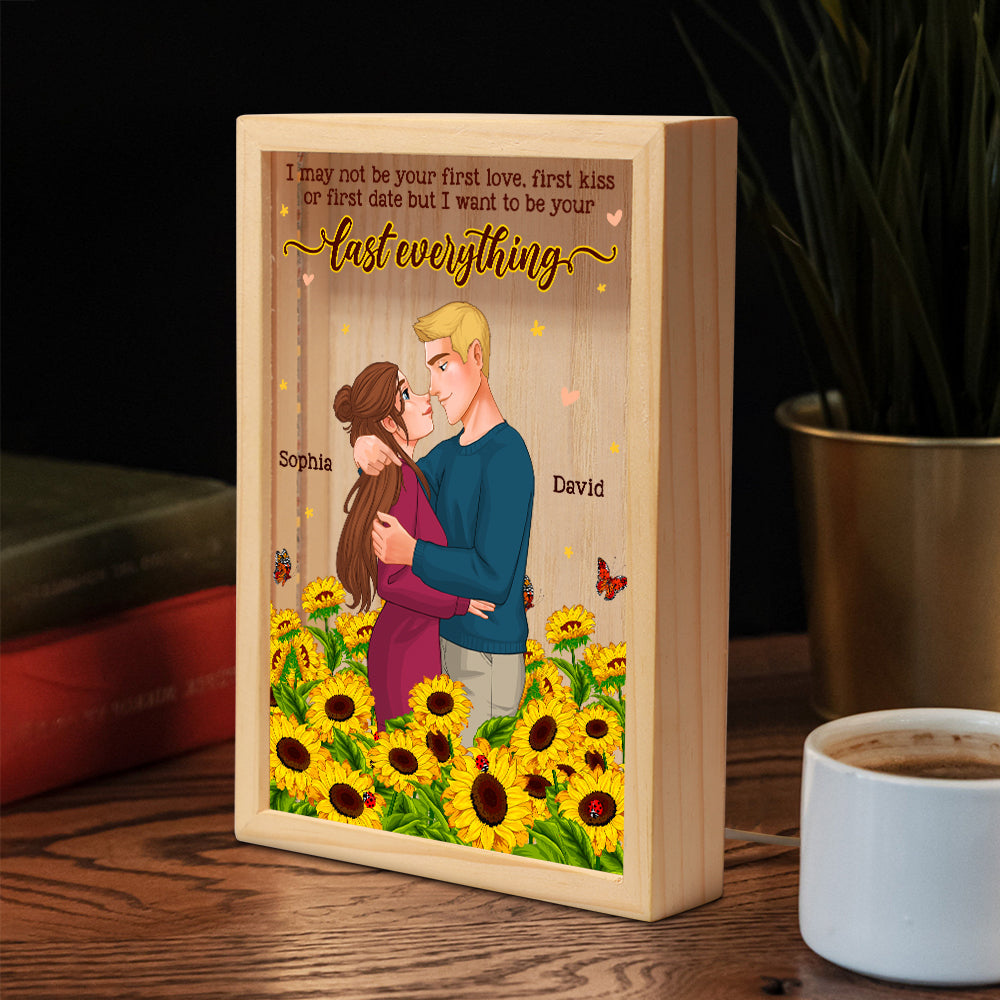 Last Everything Personalized Light Box | Romantic Couple Gift PopCulturePrints