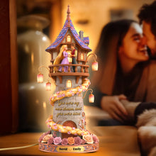 Load image into Gallery viewer, You Were My New Dream - Personalized Fairy Tale Couple Acrylic Light Box Light Box PopCulturePrints
