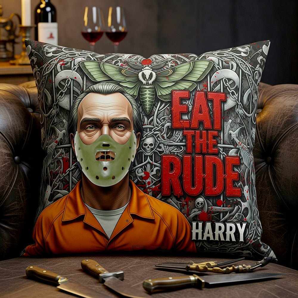 Never Sleep Again - Personalized Halloween Villain Square Pillow for Fans Pillow PopCulturePrints