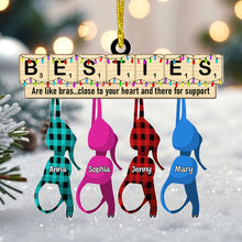 Load image into Gallery viewer, Personalized Best Friends Christmas Ornament - Fun &amp; Unique Gift Ornament PopCulturePrints
