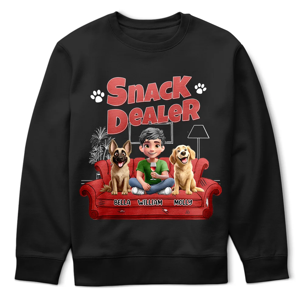 Treat Snack Dealer - Personalized T-Shirt for Dog Lovers T-shirt PopCulturePrints