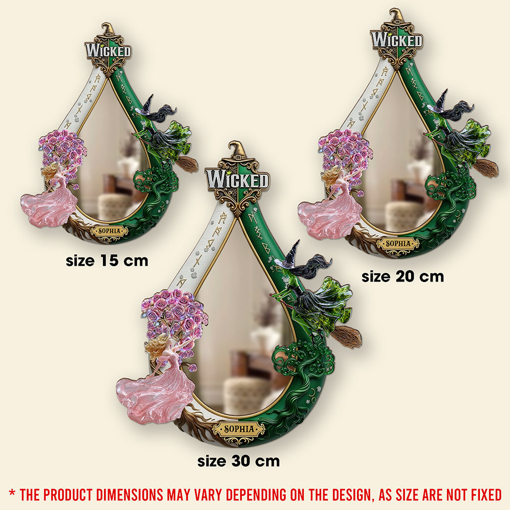 Wickedly Enchanted Flight Mirror - Personalize Your Gift for Musical Fans Mirror PopCulturePrints