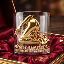 Load image into Gallery viewer, Naughty Couples Drinking Glass - Personalized Gifts For Couples 02hudh180626 Glass PopCulturePrints

