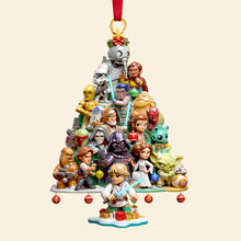 Load image into Gallery viewer, “Celebrate the Magic of Film” - Cosmic Troop Christmas Tree Ornament, Personalized Gifts for Movie Fans Ornament PopCulturePrints
