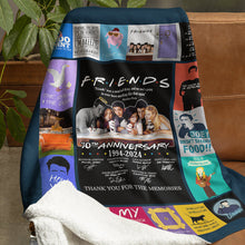 Load image into Gallery viewer, Friends Anniversary Blanket - Perfect Valentine&#39;s Day Gifts for Fans Blanket PopCulturePrints
