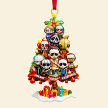 Load image into Gallery viewer, Merry Creepmass! - Horror Christmas Tree Ornament - Personalized Gifts for Horror Fans Ornament PopCulturePrints
