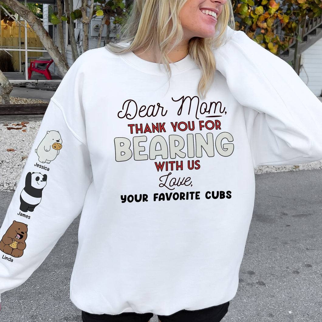 Personalized Bear Family 3D Shirt for Mom AOP Products PopCulturePrints