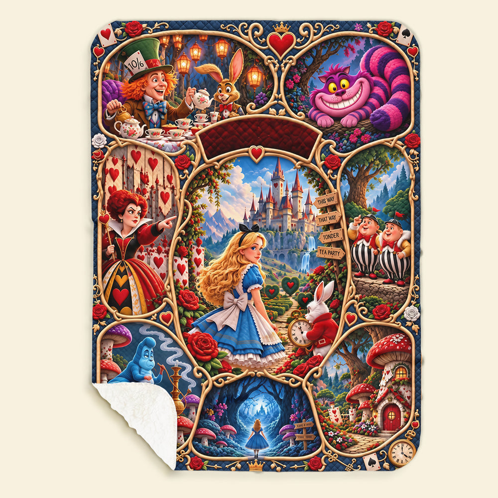 “A World Of Wonder” – Personalized Blanket for Fantasy Lovers Blanket PopCulturePrints