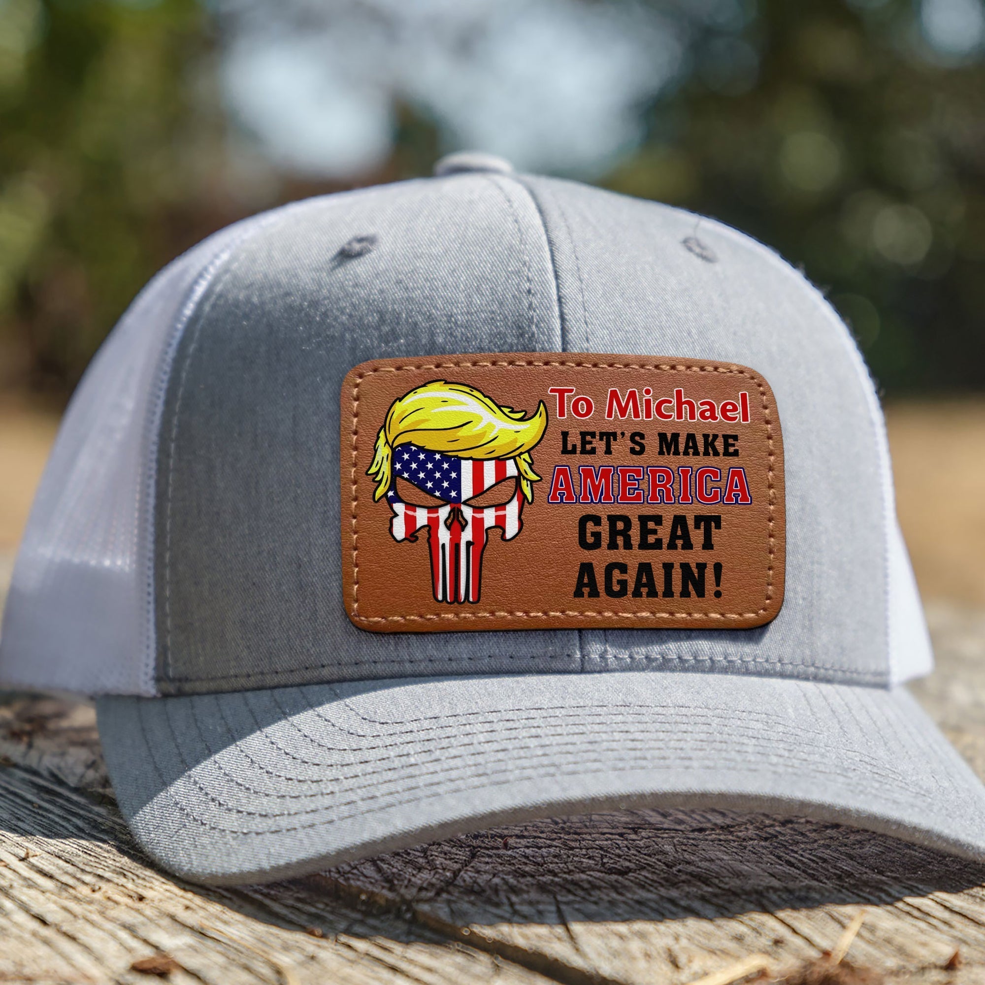 Personalized Make America Great Again Skull Cap