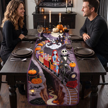 Load image into Gallery viewer, Spooky Couple Table Runner - Personalized Halloween Gifts For Couple 03haqn150826 Quilted Table Runner PopCulturePrints
