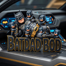 Load image into Gallery viewer, "Because Dad is a Hero!" - Legendary Dad Squad Acrylic Plaque - Personalized Gift for Dad, Grandpa and Other Special Men Shaped Plaques PopCulturePrints
