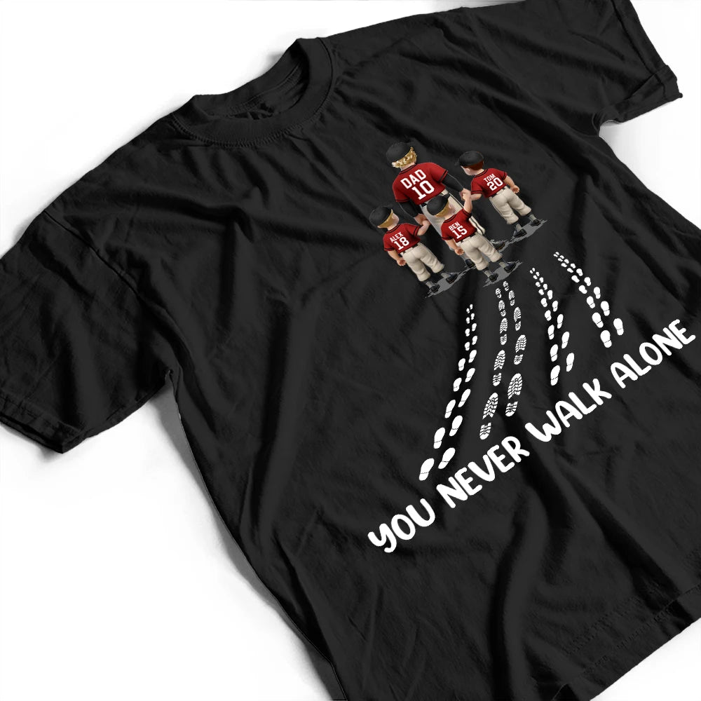 Best Dad Ever - Personalized Baseball T-Shirt T-shirt PopCulturePrints