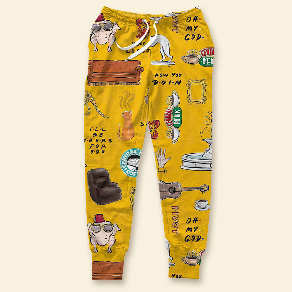 Customizable Movie Lover Joggers with Pop Culture Icons