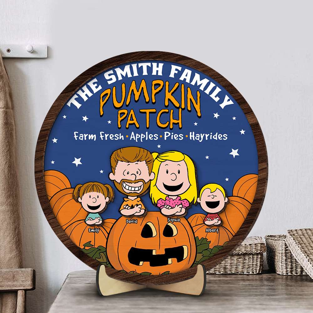 Personalized The Smith Family Pumpkin Patch Sign