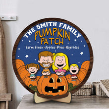 Load image into Gallery viewer, Personalized The Smith Family Pumpkin Patch Sign
