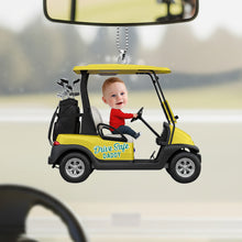 Load image into Gallery viewer, Drive Safe Daddy! Custom Photo Car Ornament - A Unique Personalized Gift for Dads Ornament PopCulturePrints
