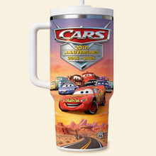 Load image into Gallery viewer, Celebrate Memories: 20th Anniversary Handle Tumbler - Personalized Gift for Every Fan Tumbler Cup PopCulturePrints

