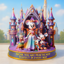 Load image into Gallery viewer, &quot;Mom, You Are Practically Perfect In Every Way&quot; - Personalized Acrylic Plaque Gift for Mom, Grandma, and Special Loved Ones Shaped Plaques PopCulturePrints
