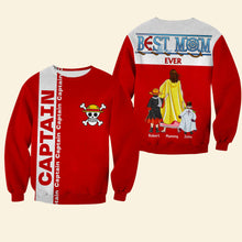 Load image into Gallery viewer, “Best Mom Ever” - Personalized Pirate Mom Shirt - Gift for Moms, Grandmas &amp; More AOP Products PopCulturePrints
