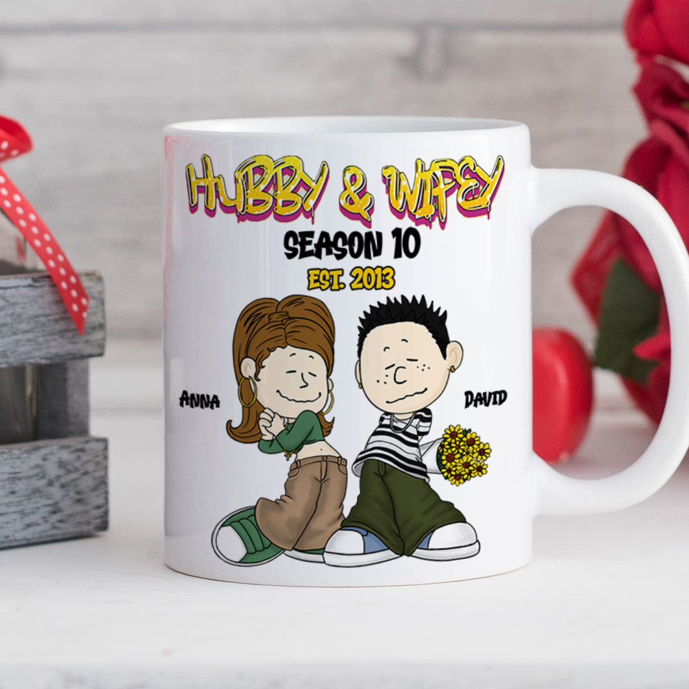 Personalized Pop Culture Couple Blanket – Together Since 2024 Coffee Mug PopCulturePrints