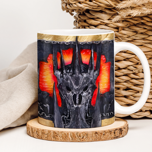 Fantasy Dark Lord Coffee Mug for Movie Enthusiasts Coffee Mug PopCulturePrints