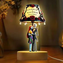 Load image into Gallery viewer, You See All My Light &amp; You Love All My Dark - Custom Horror Couple LED Light Led Night Light PopCulturePrints
